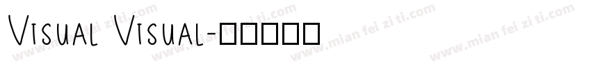 Visual Visual字体转换